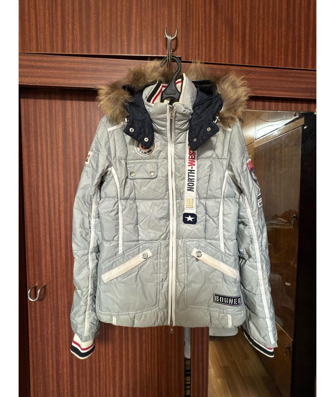 BOGNER Серая полиамидовая куртка, фото 7