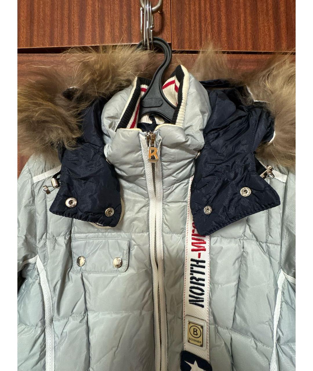 BOGNER Серая полиамидовая куртка, фото 4