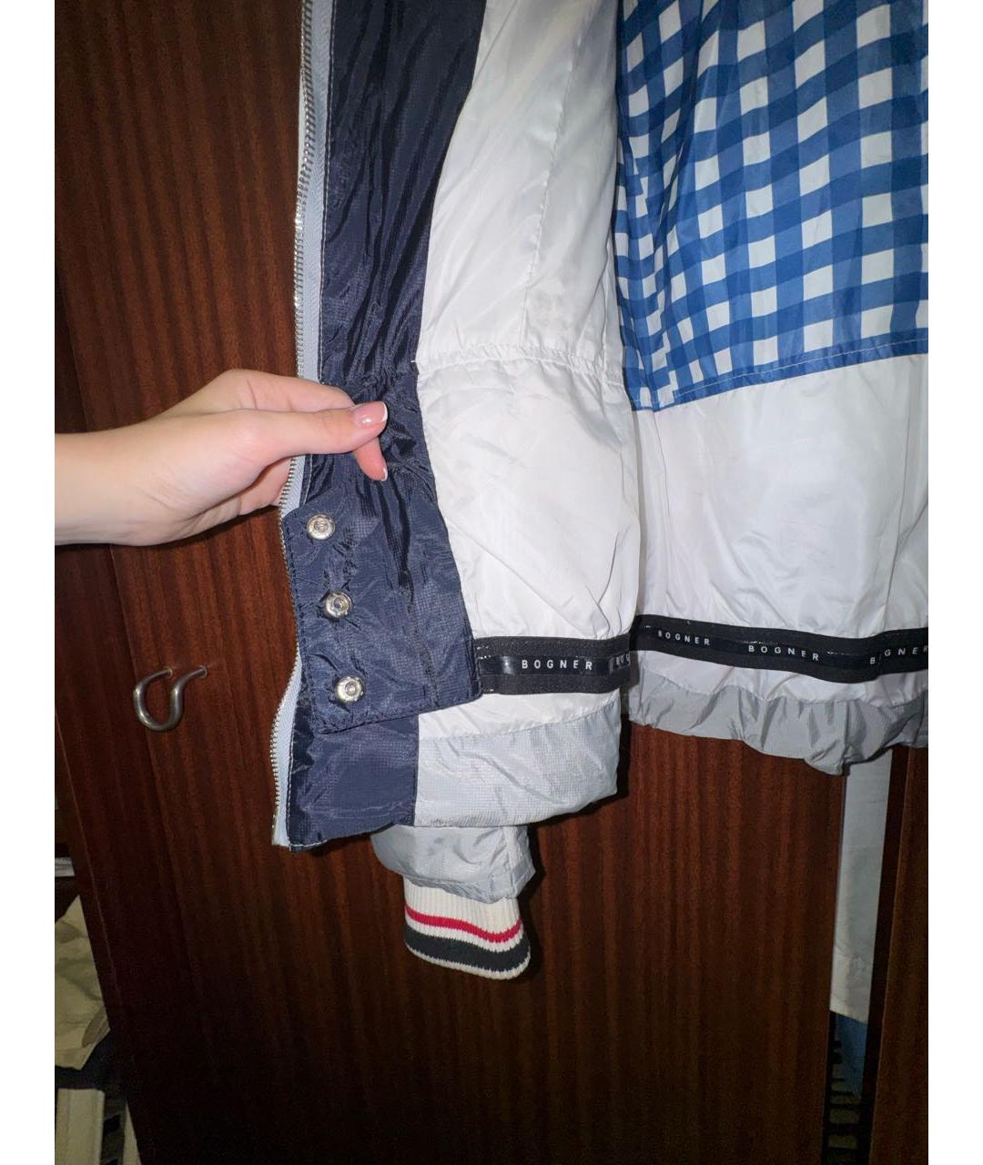 BOGNER Серая полиамидовая куртка, фото 6