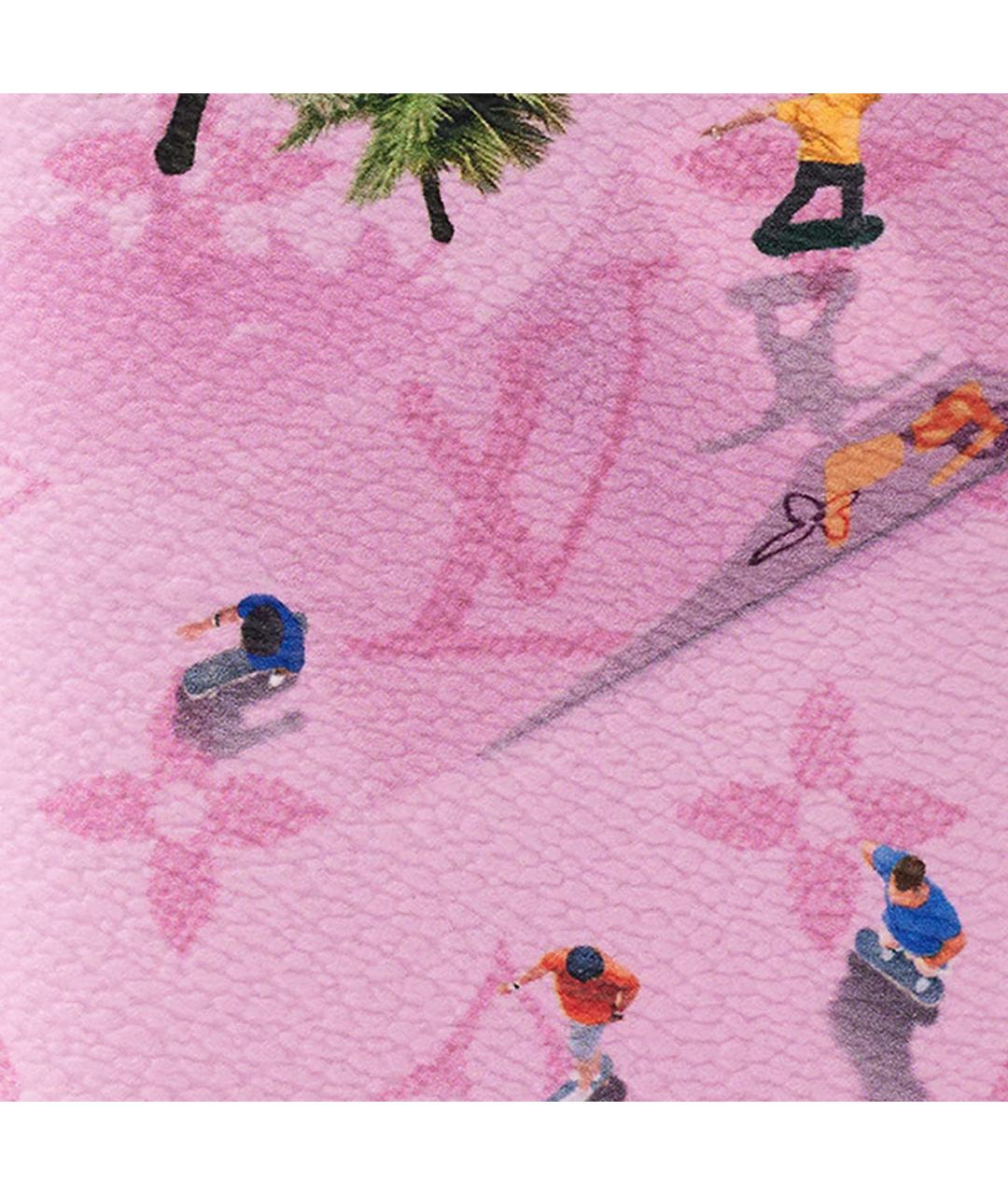 LOUIS VUITTON Розовый кошелек, фото 4