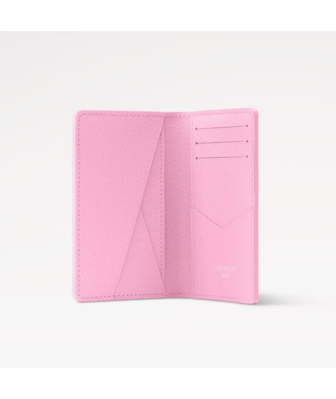LOUIS VUITTON Розовый кошелек, фото 3