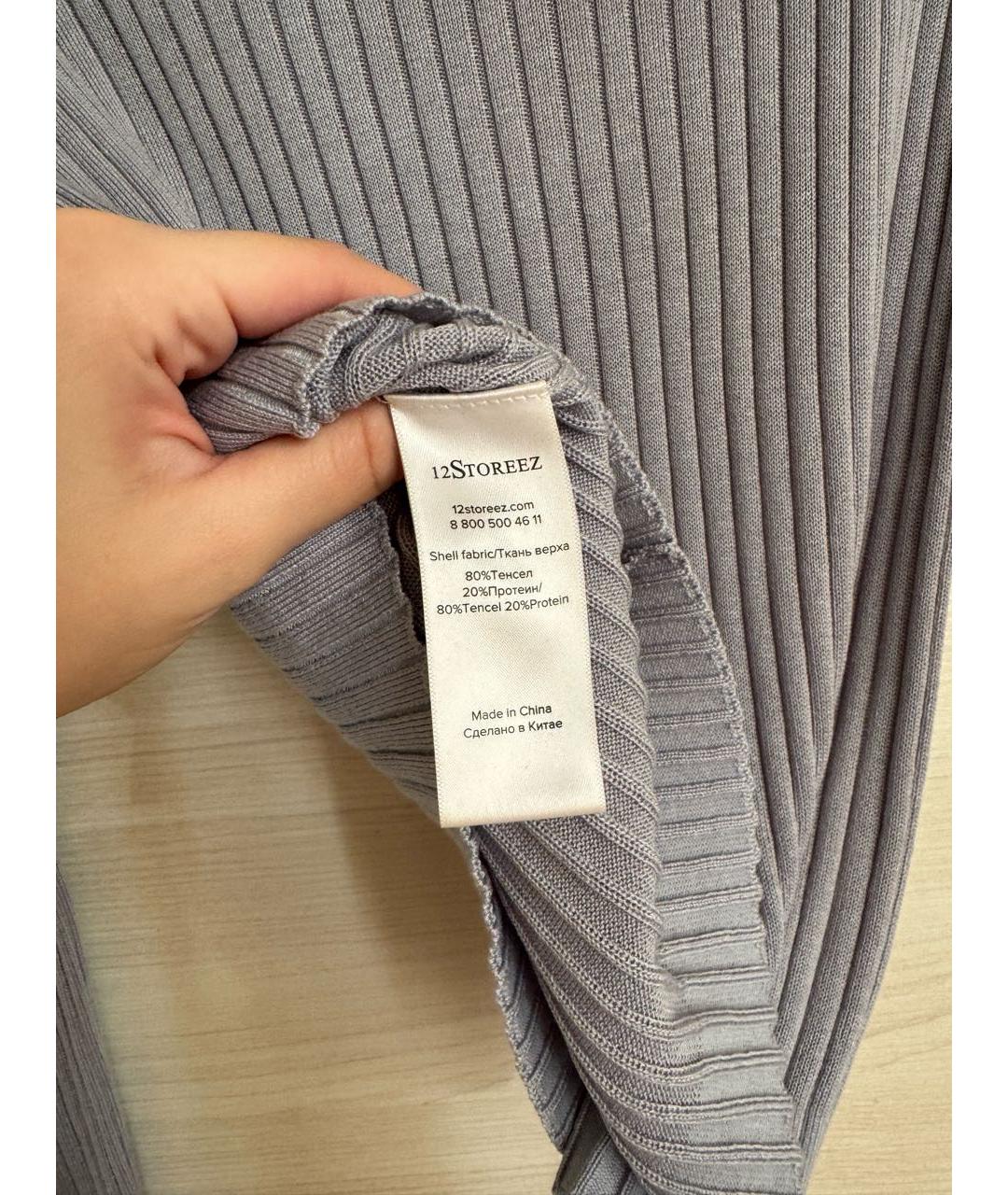 12 STOREEZ Голубая водолазка, фото 5