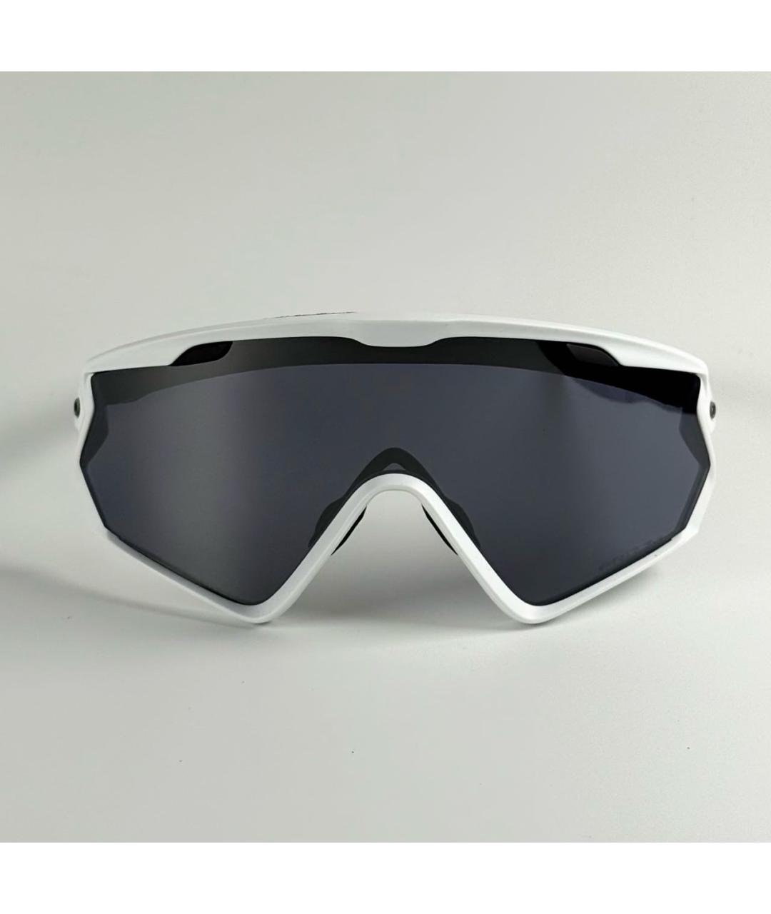 OAKLEY Белые пластиковые солнцезащитные очки, фото 3