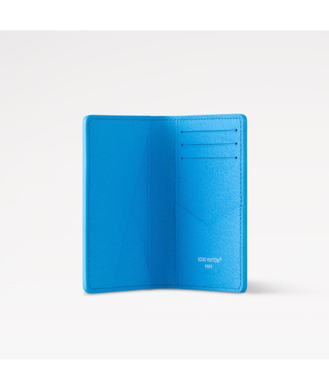 LOUIS VUITTON Голубой кошелек, фото 3