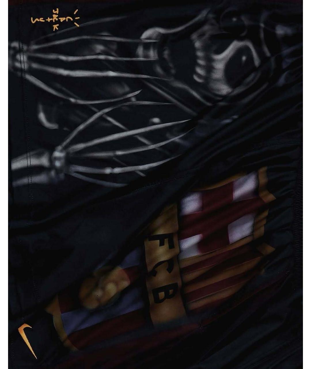 CACTUS JACK BY TRAVIS SCOTT Черные полиэстеровые шорты, фото 4