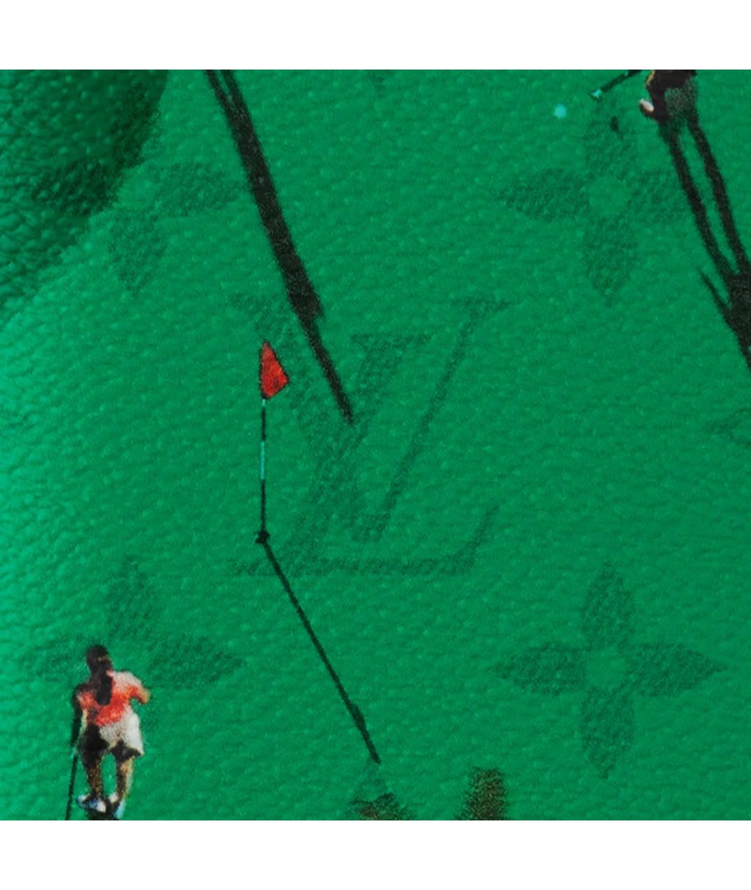 LOUIS VUITTON Зеленый кошелек, фото 4