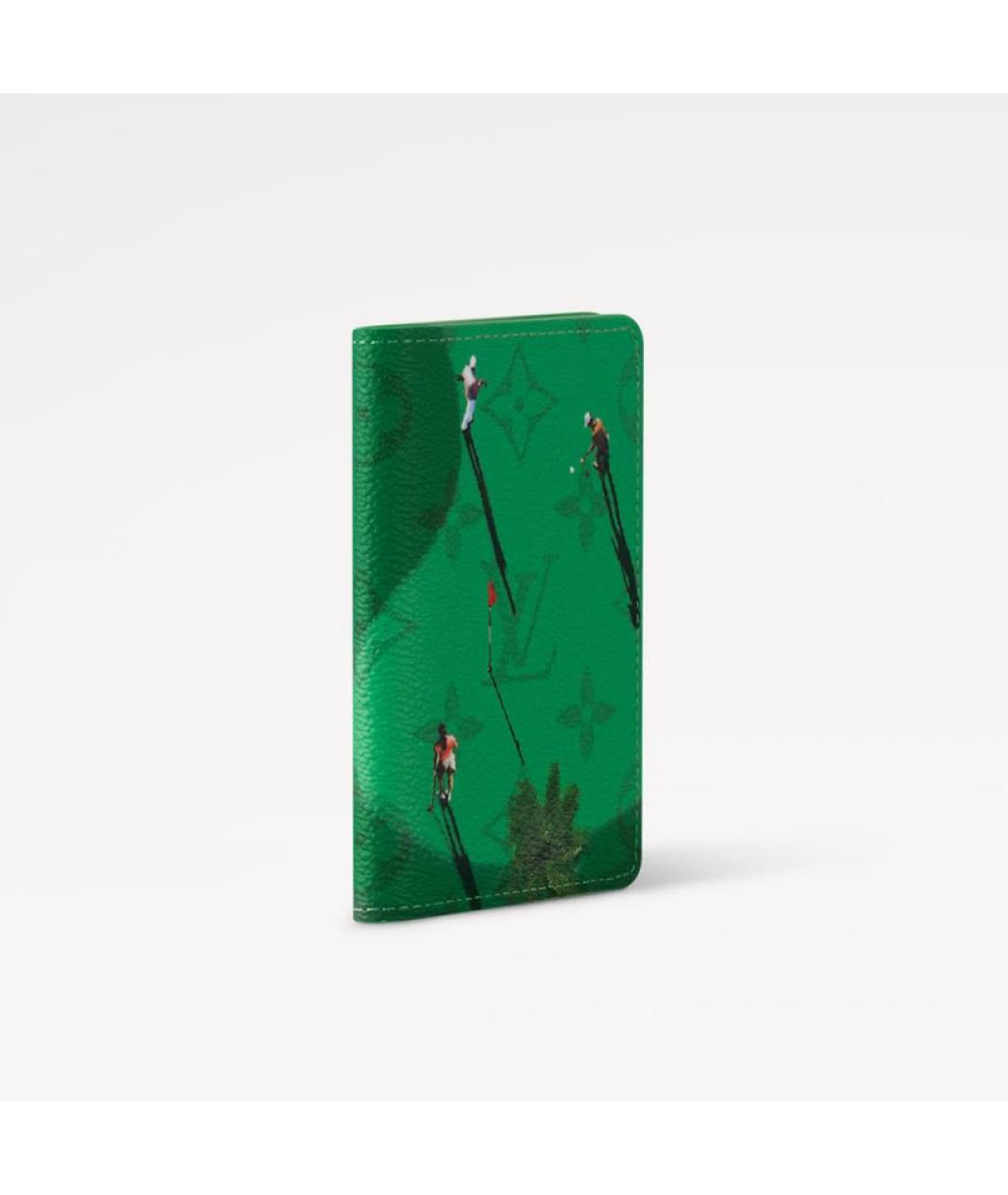 LOUIS VUITTON Зеленый кошелек, фото 2