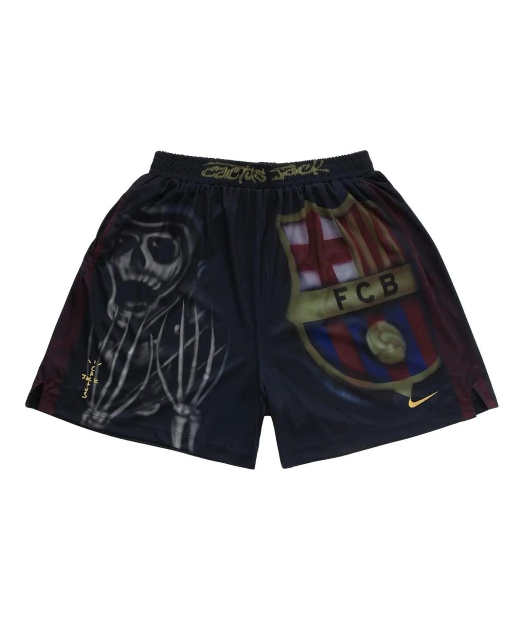 CACTUS JACK BY TRAVIS SCOTT Черные полиэстеровые шорты, фото 1