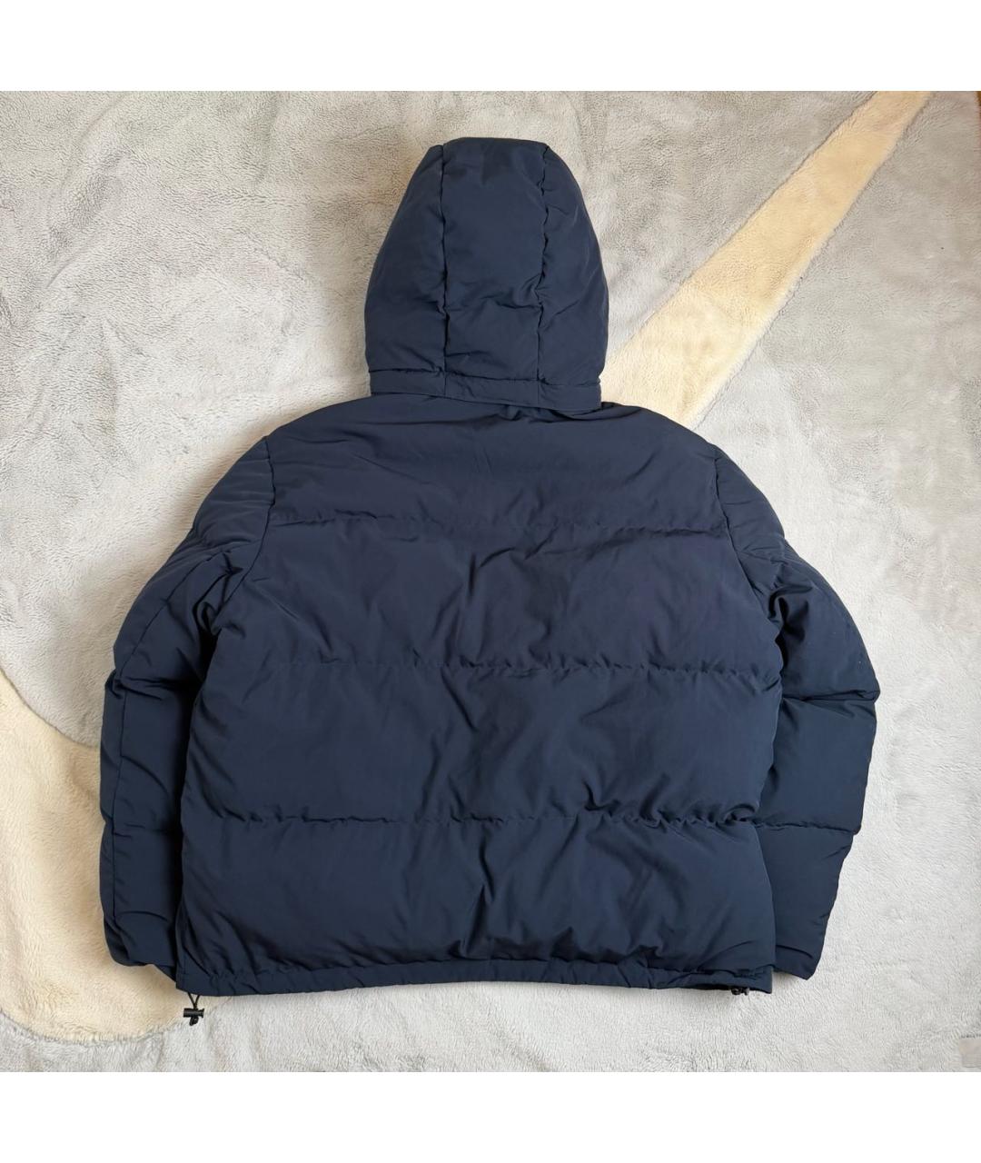 ARMANI EXCHANGE Темно-синий полиэстеровый пуховик, фото 3