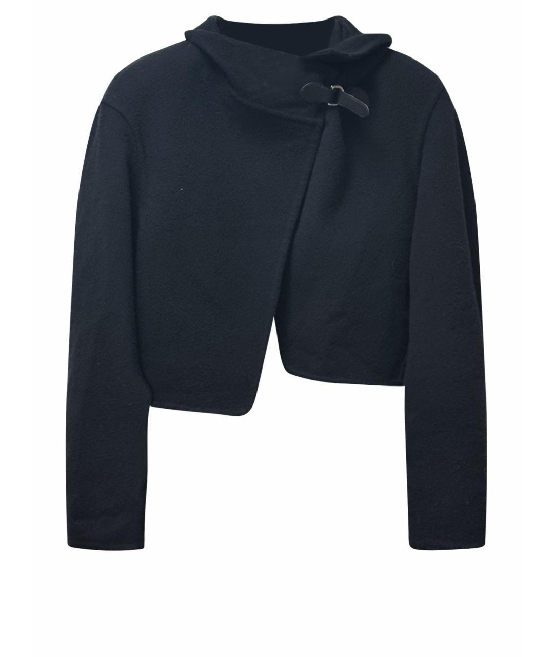 HERMES Черная дубленка, фото 1