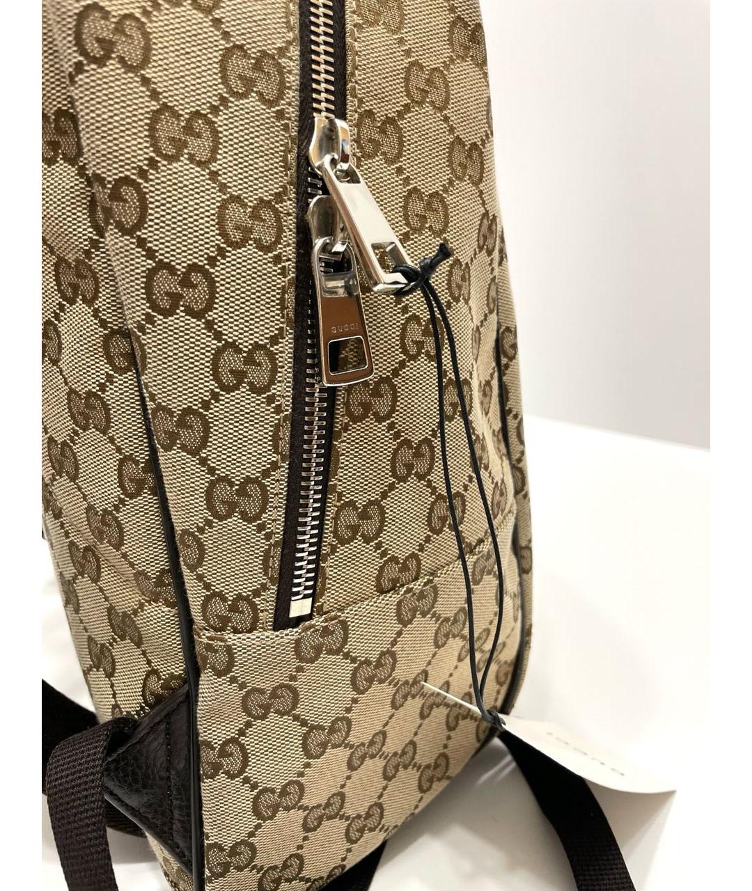 GUCCI Бежевый рюкзак, фото 5