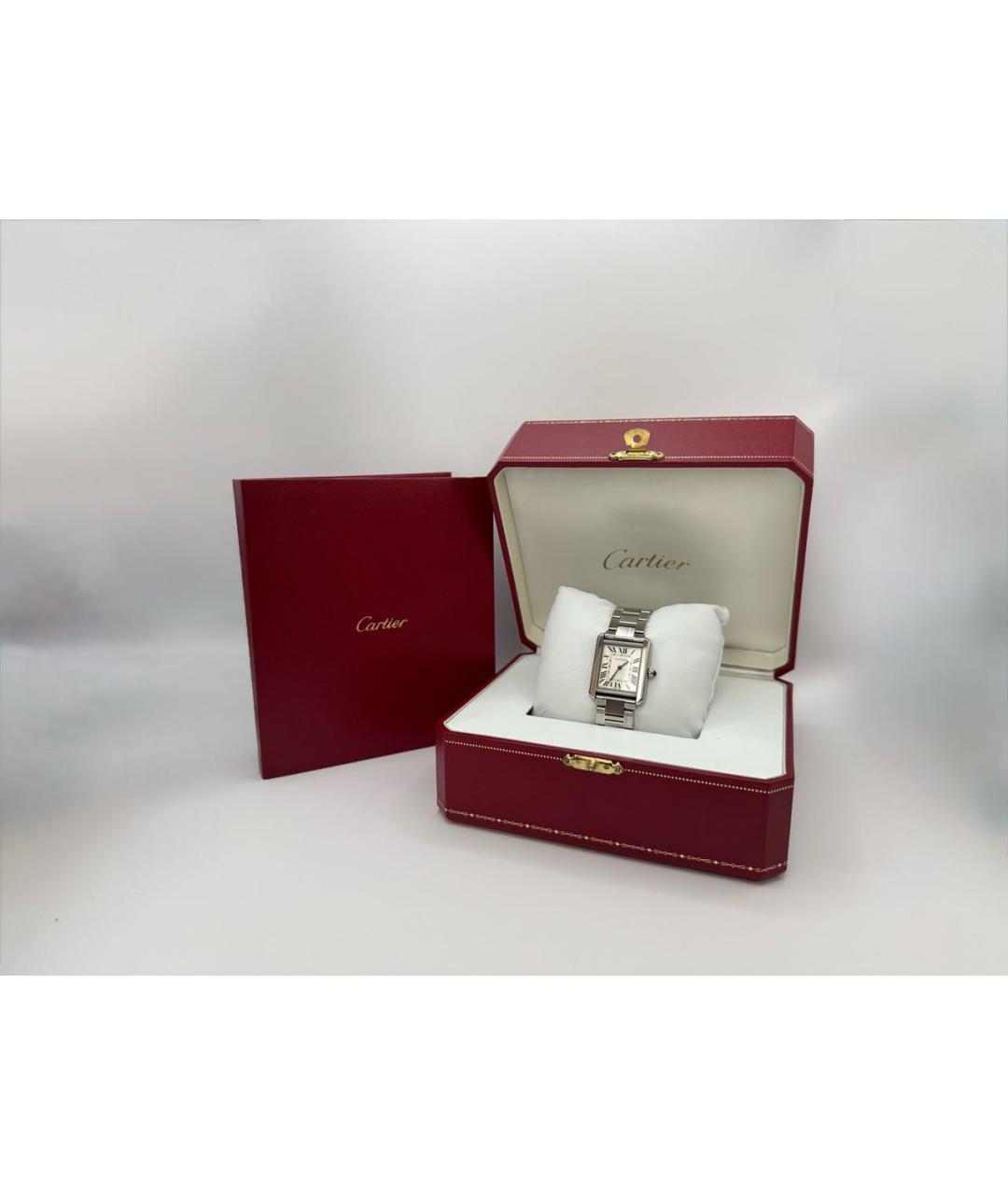 CARTIER Серебряные часы, фото 7