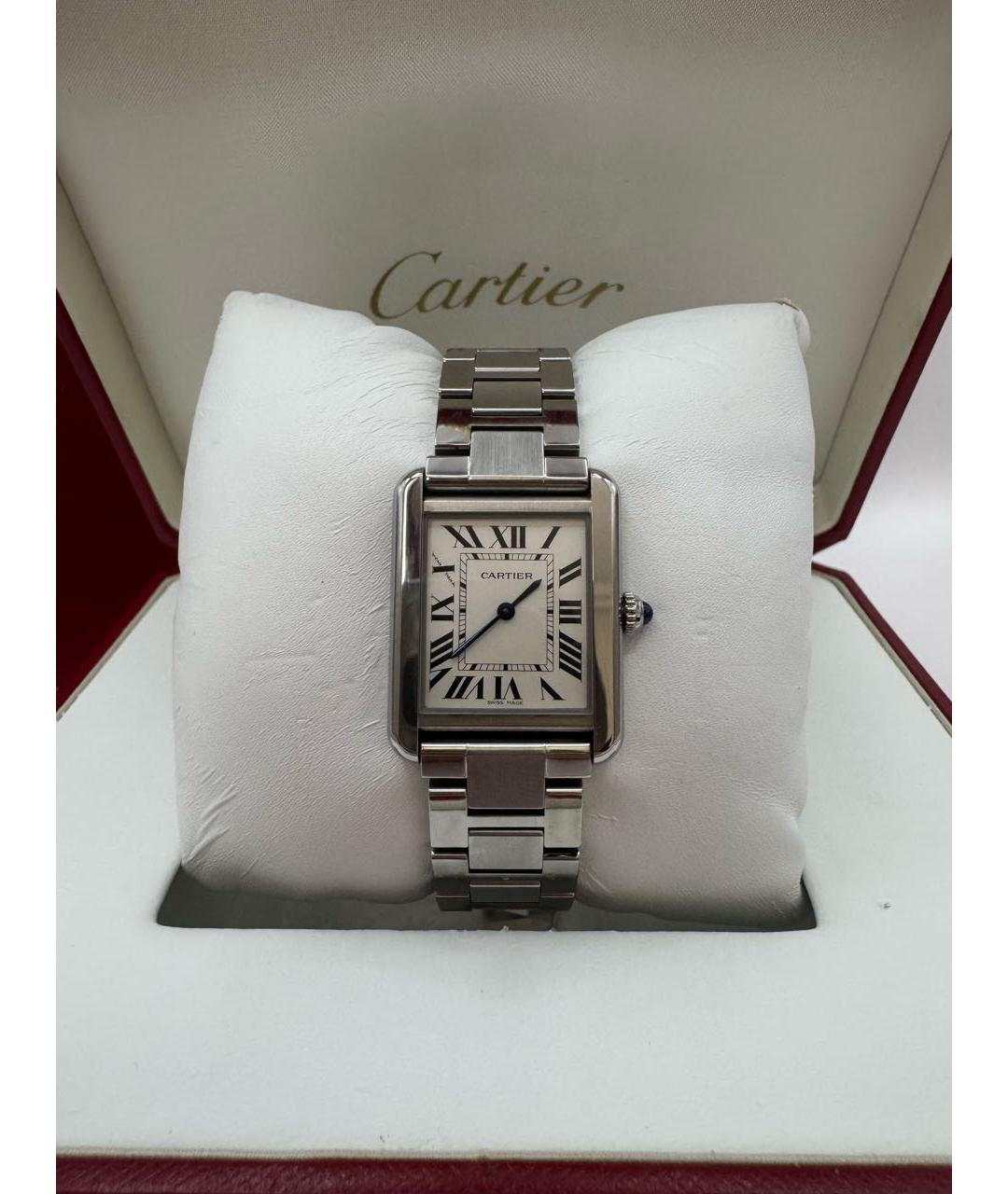 CARTIER Серебряные часы, фото 8