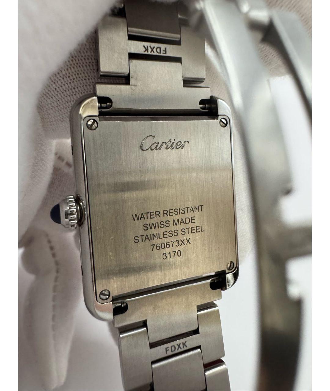 CARTIER Серебряные часы, фото 2