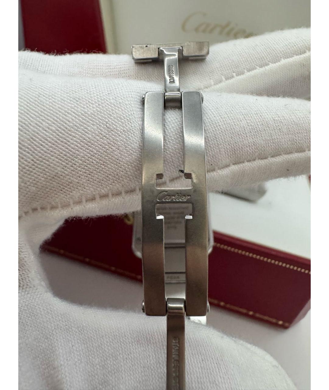 CARTIER Серебряные часы, фото 4