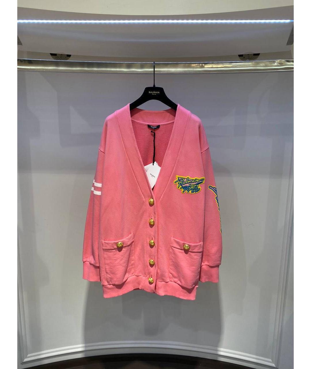 BALMAIN Розовый кардиган, фото 3