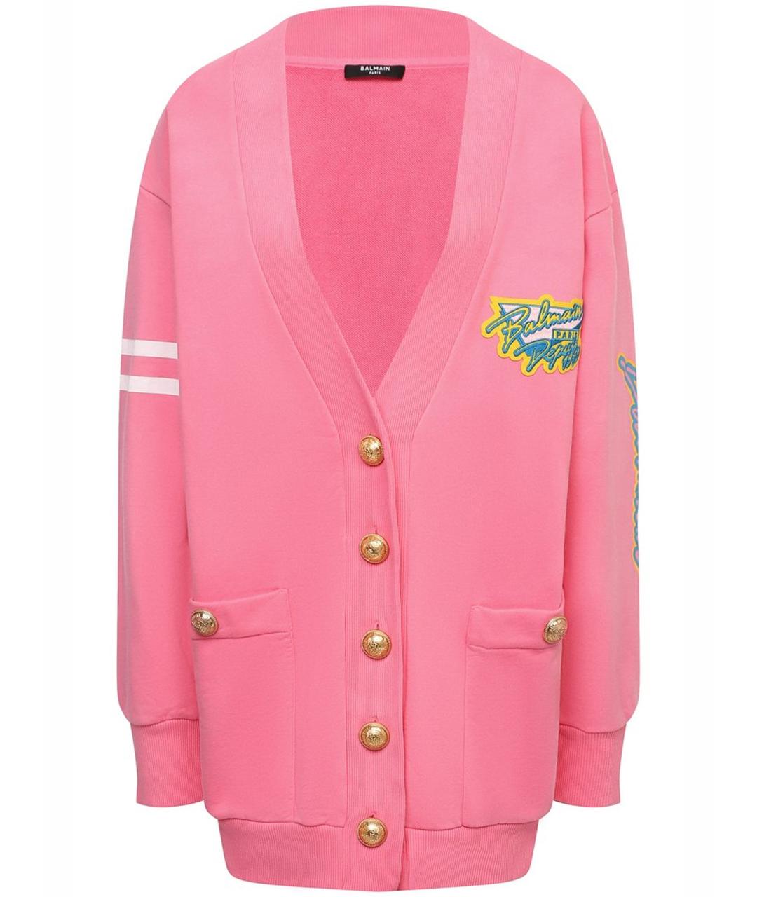 BALMAIN Розовый кардиган, фото 1