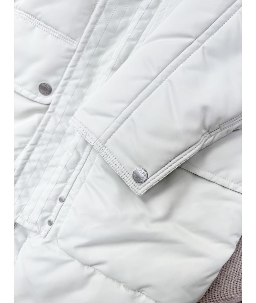 HERMES Серое пальто, фото 6