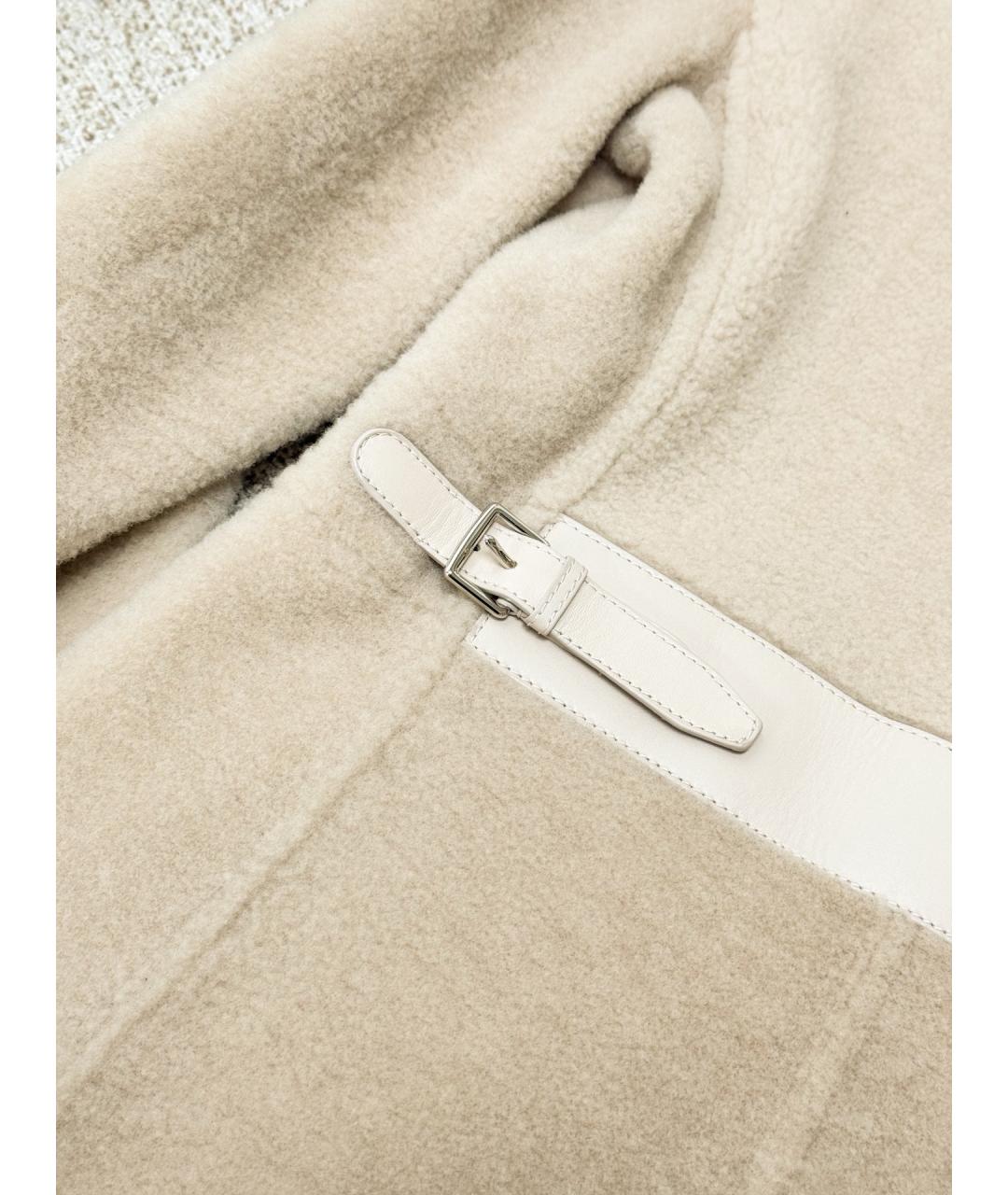 HERMES Бежевое пальто, фото 5