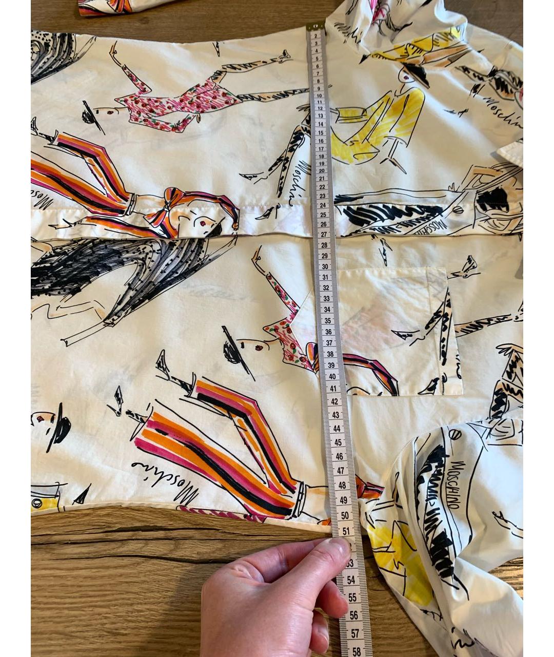 MOSCHINO Мульти хлопковая блузы, фото 5
