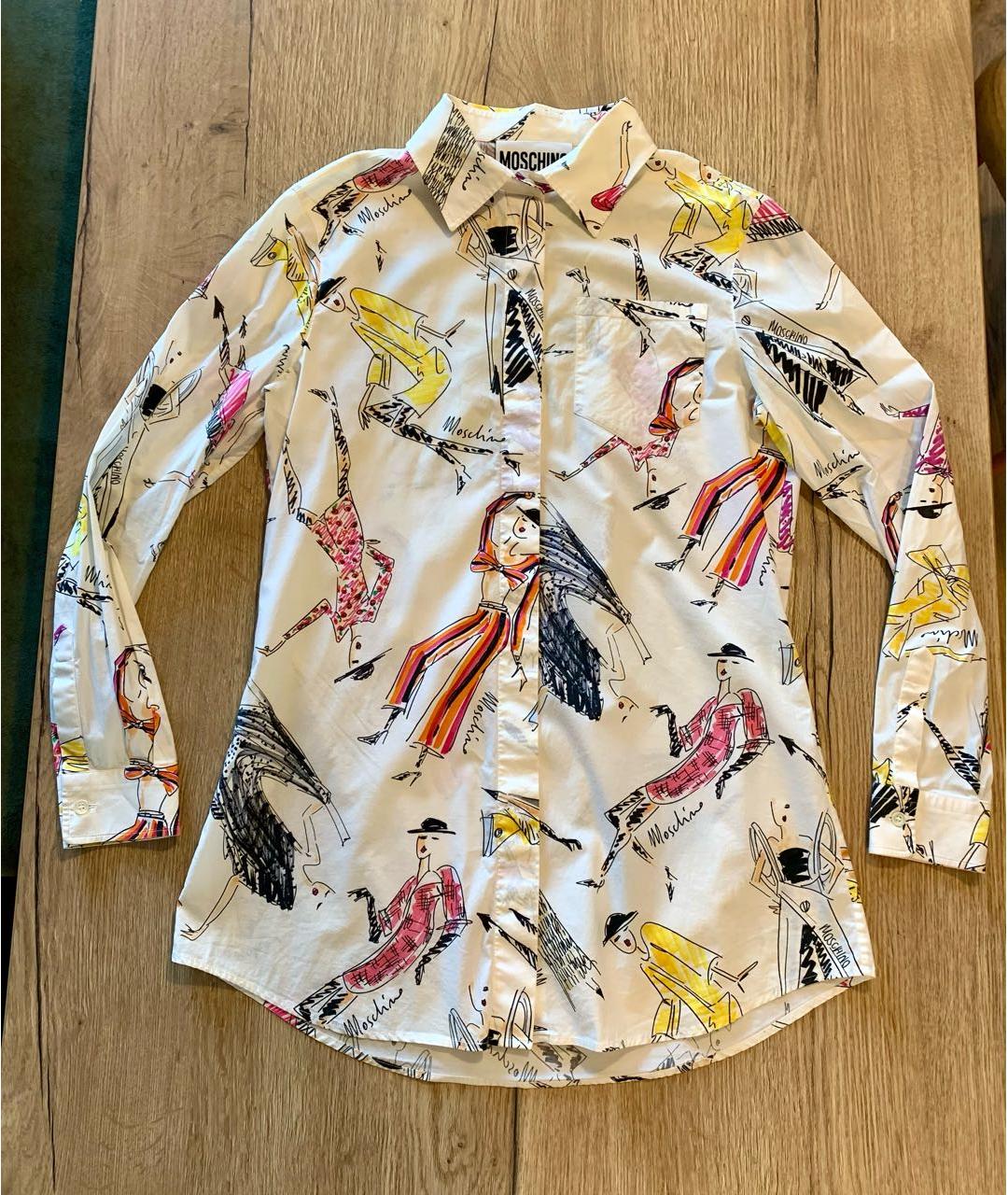 MOSCHINO Мульти хлопковая блузы, фото 9