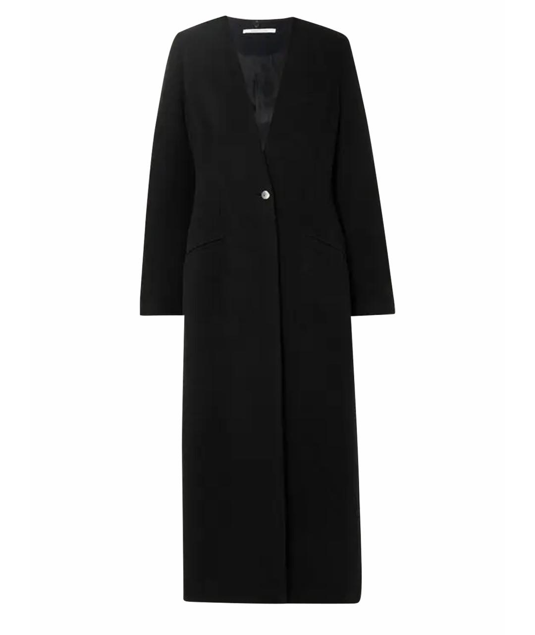 ACNE STUDIOS Черное кашемировое пальто, фото 1