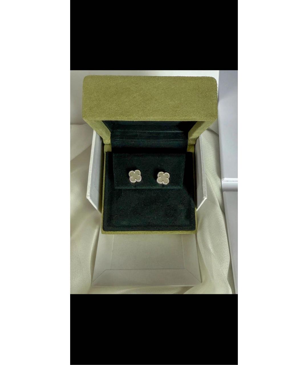 VAN CLEEF & ARPELS Белые серьги из белого золота, фото 6