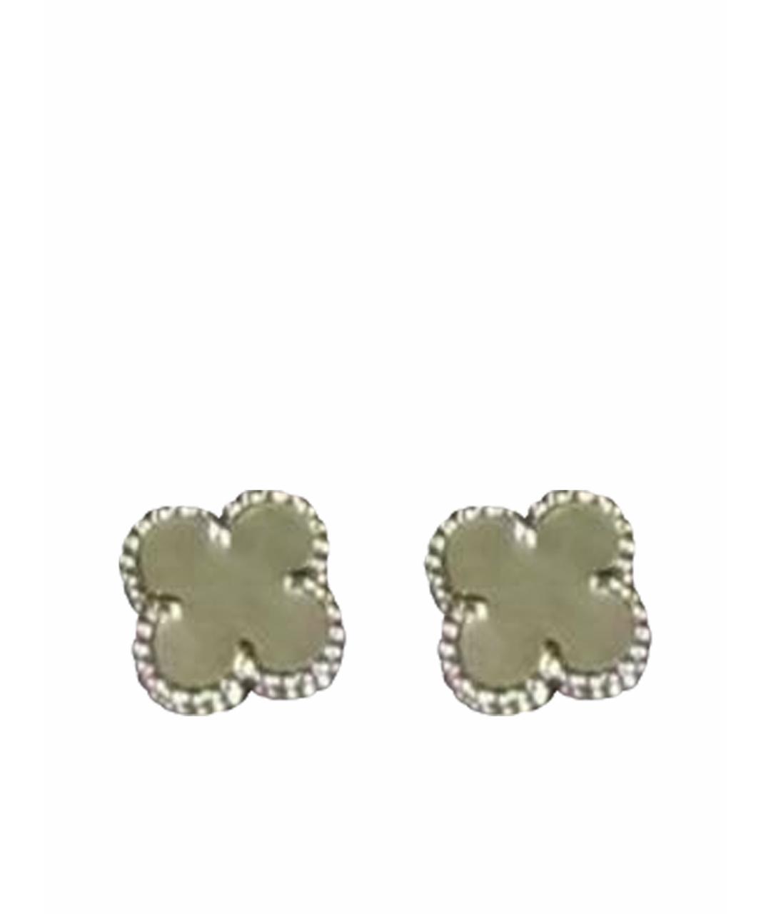 VAN CLEEF & ARPELS Белые серьги из белого золота, фото 1