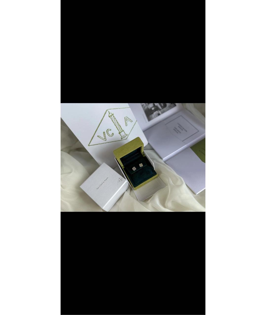 VAN CLEEF & ARPELS Белые серьги из белого золота, фото 3