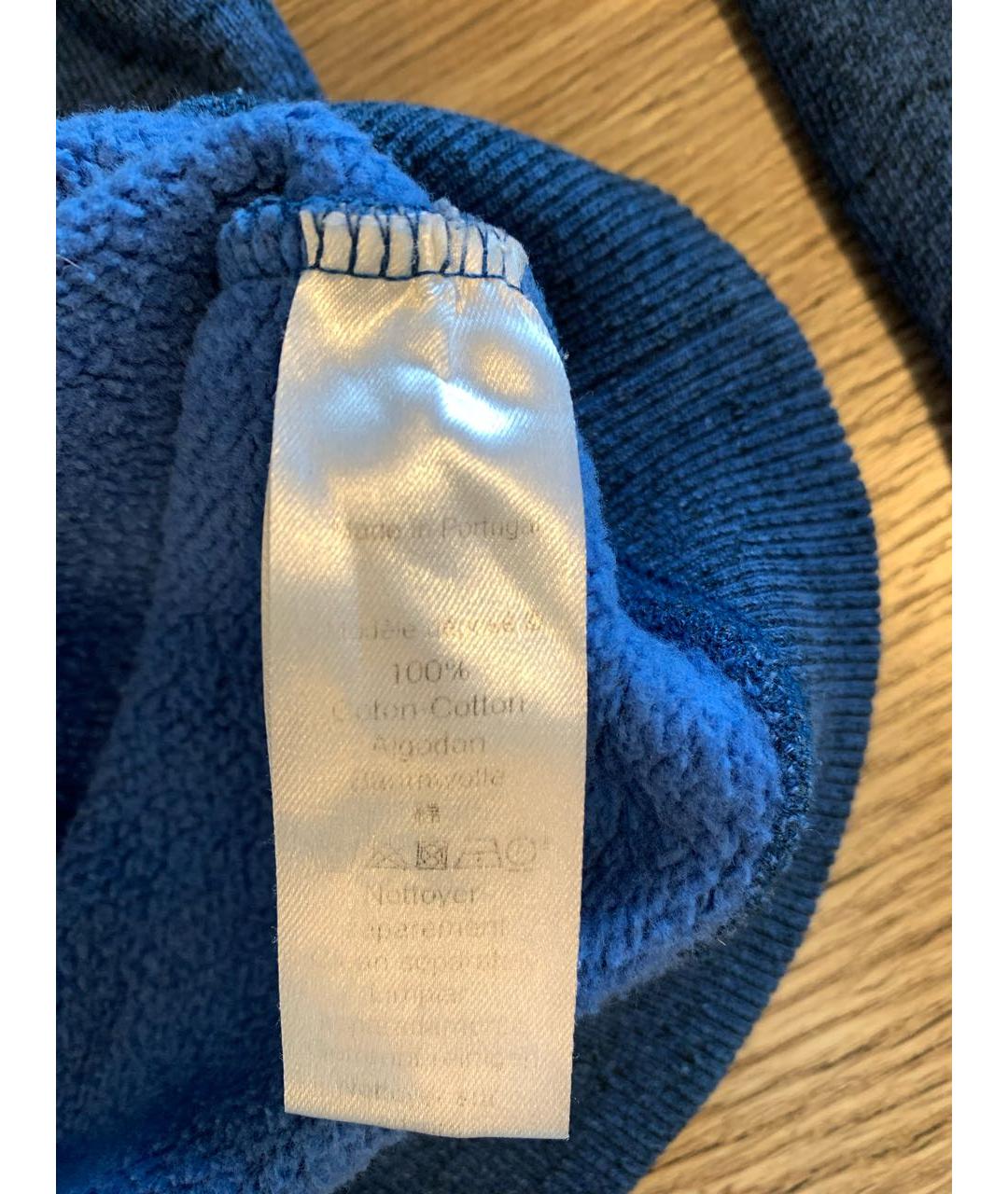 KENZO Синий хлопковый джемпер / свитер, фото 4