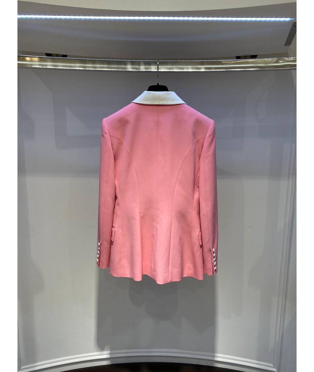 BALMAIN Розовый жакет/пиджак, фото 2