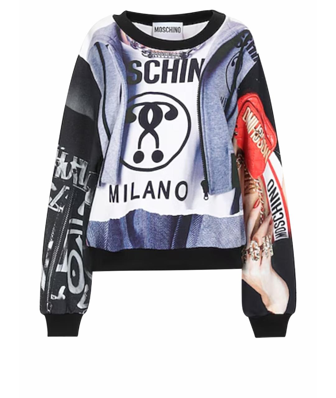 MOSCHINO Мульти хлопковый джемпер / свитер, фото 1