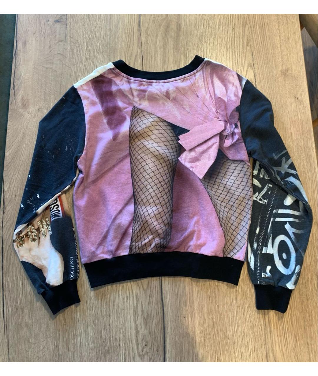 MOSCHINO Мульти хлопковый джемпер / свитер, фото 2