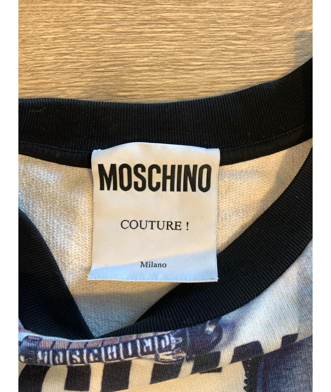 MOSCHINO Мульти хлопковый джемпер / свитер, фото 3