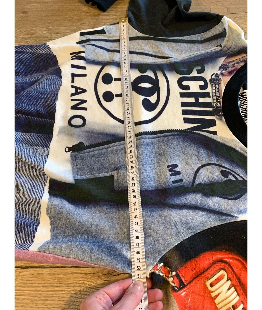 MOSCHINO Мульти хлопковый джемпер / свитер, фото 6