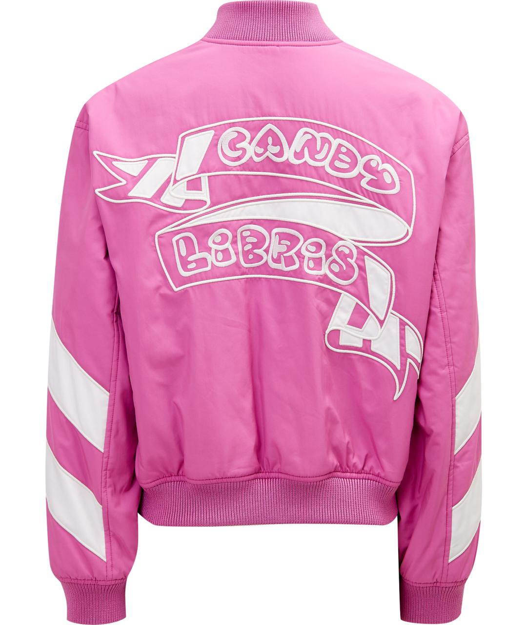 HERMES Розовая полиэстеровая куртка, фото 2