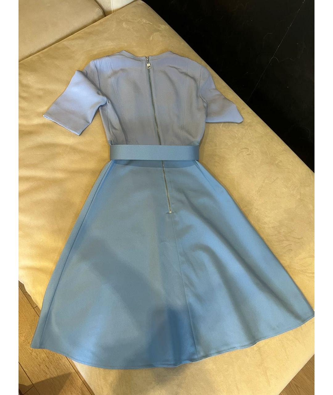 LOUIS VUITTON Голубое коктейльное платье, фото 2