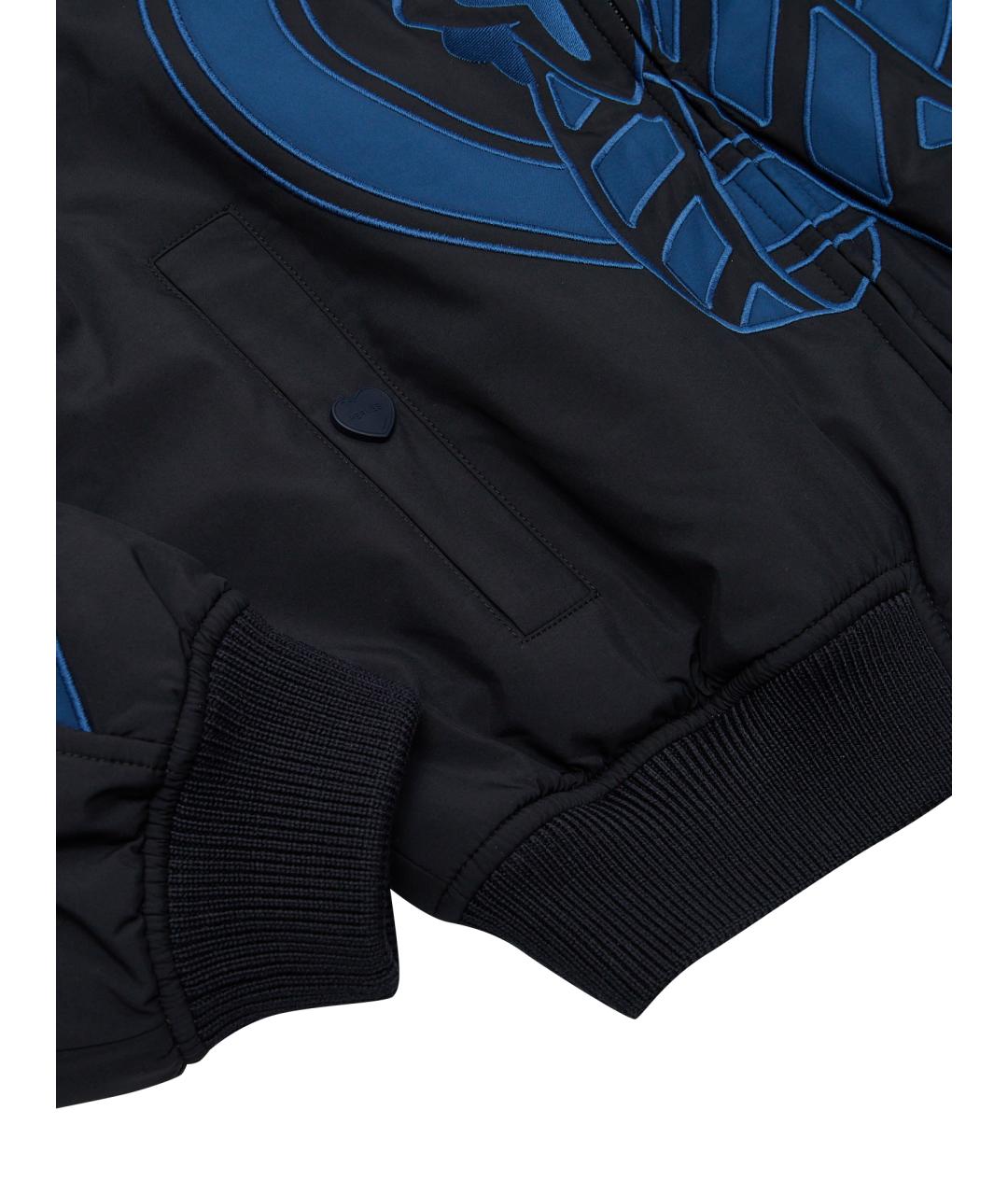 HERMES Синяя полиэстеровая куртка, фото 4