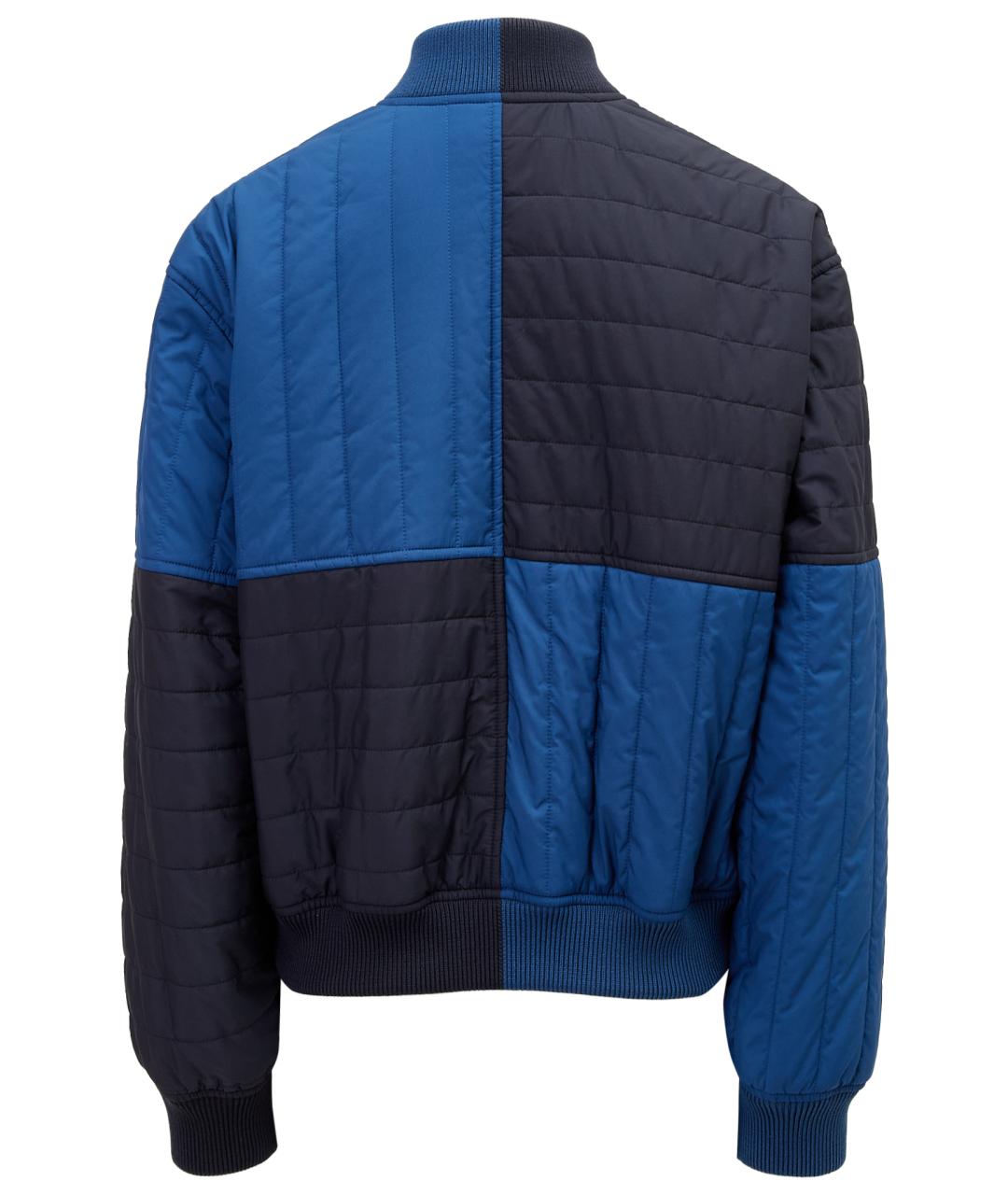 HERMES Синяя полиэстеровая куртка, фото 7