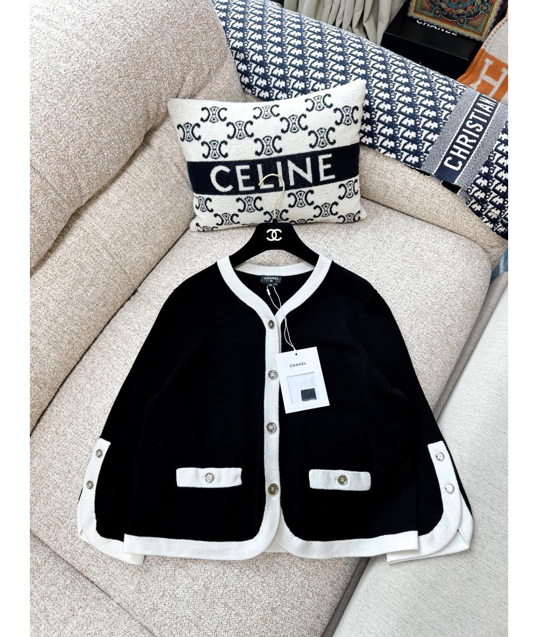 CHANEL Черное пальто, фото 10