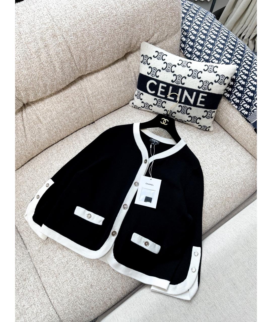 CHANEL Черное пальто, фото 2