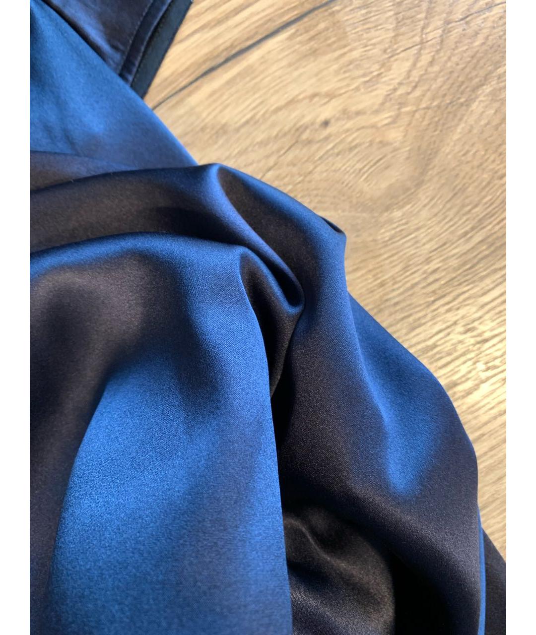 ARMANI COLLEZIONI Черная шелковая блузы, фото 4