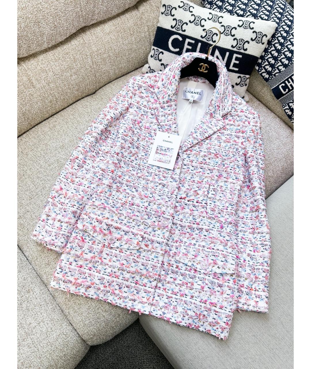 CHANEL Розовое пальто, фото 2