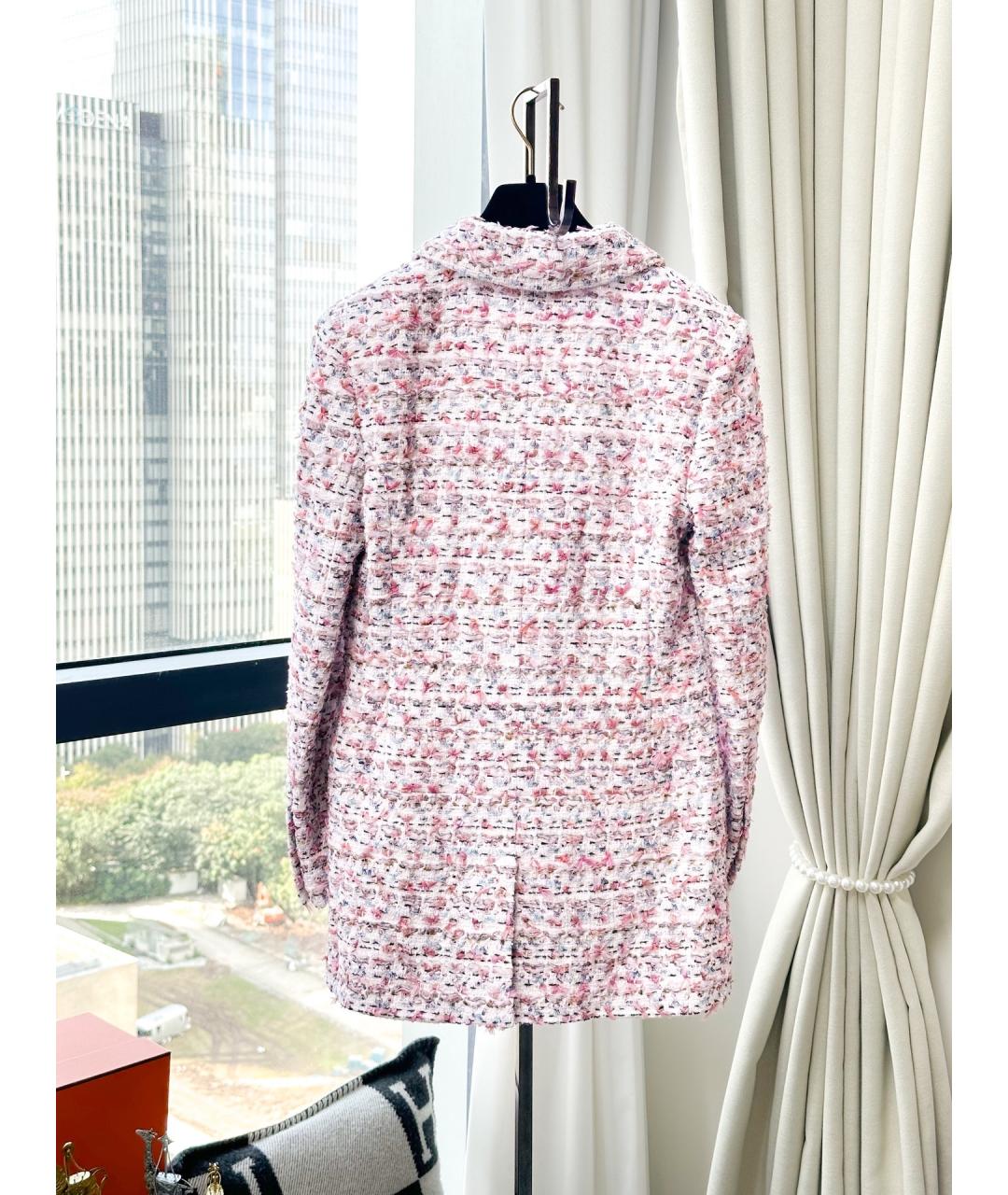 CHANEL Розовое пальто, фото 7