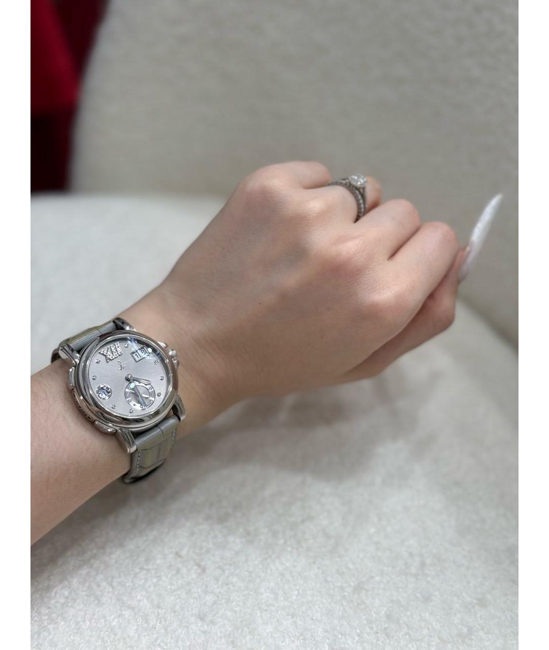 Ulysse Nardin Серые часы из экзотической кожи, фото 3