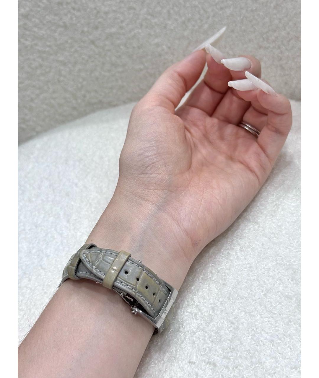 Ulysse Nardin Серые часы из экзотической кожи, фото 4