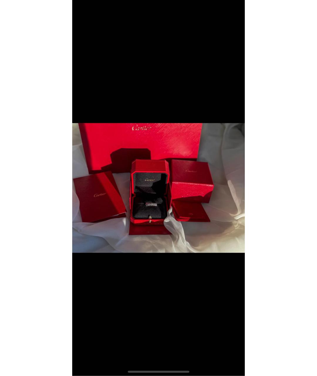 CARTIER Белое кольцо из белого золота, фото 4