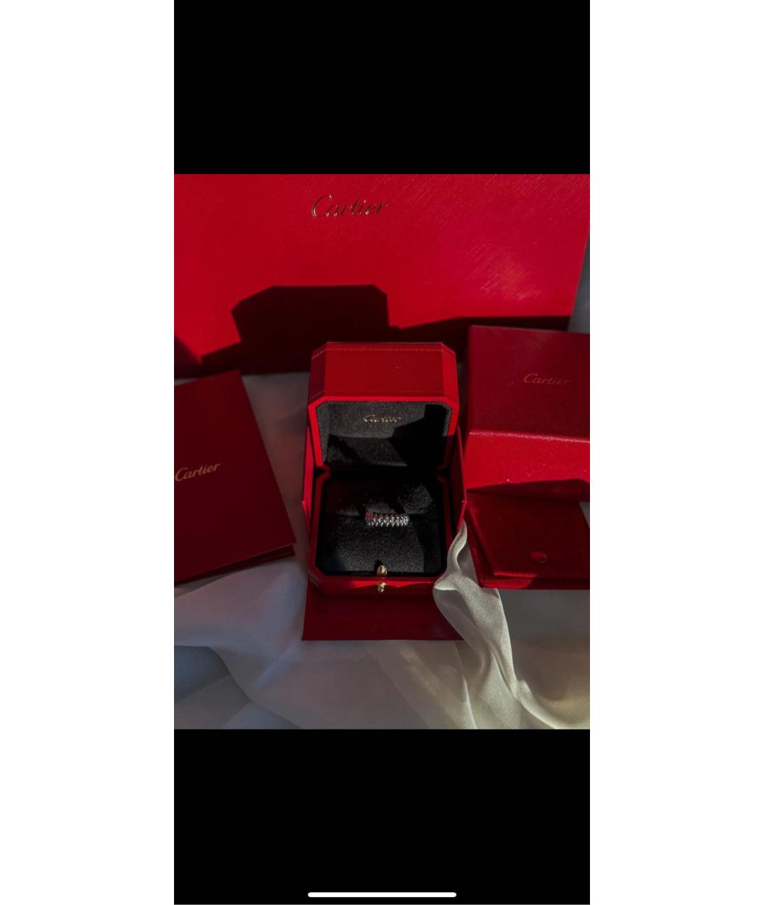 CARTIER Белое кольцо из белого золота, фото 3