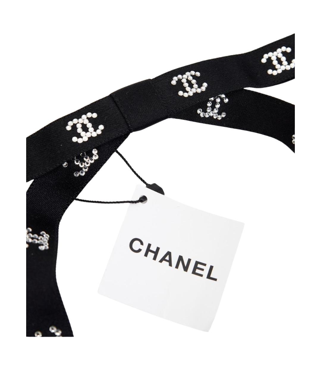 CHANEL Черная заколка, фото 2