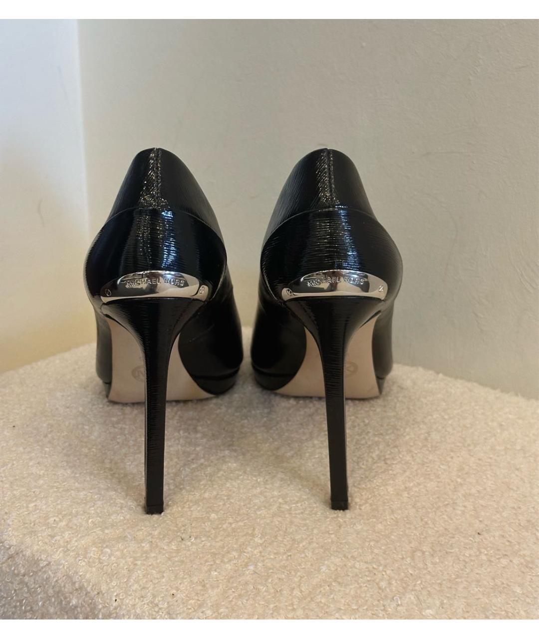 MICHAEL KORS Черные кожаные туфли, фото 3